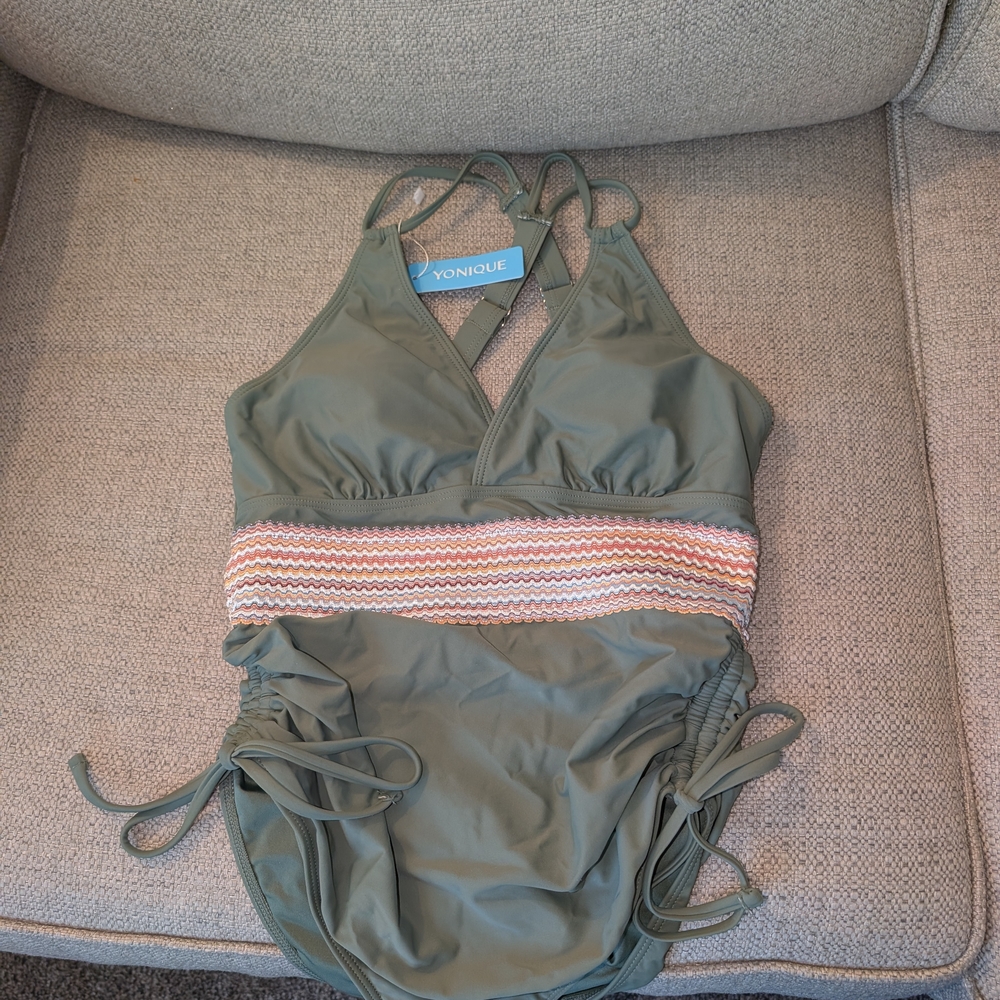 Younique Green Junior's One Piece Swimsuit